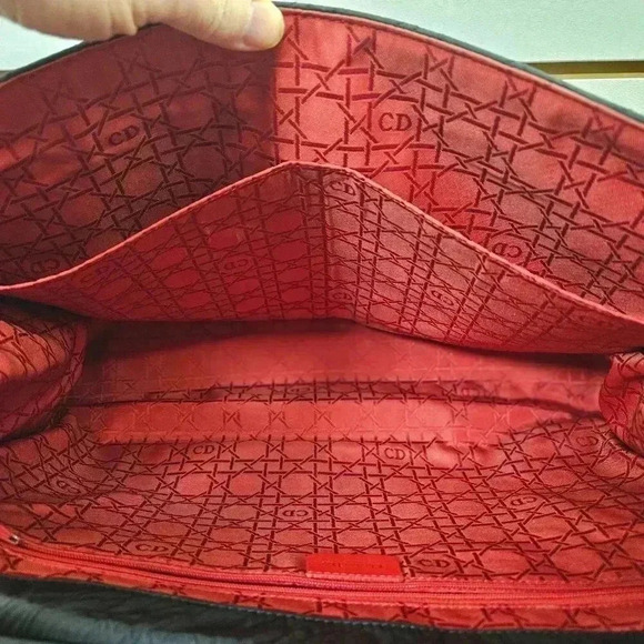 Dior Black Cannage Nylon Large 2-Way Satchel - Picture 12 of 16